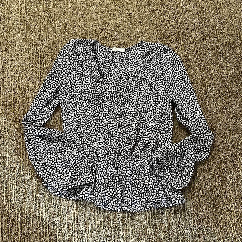 Sienna Sky Navy Blouse
